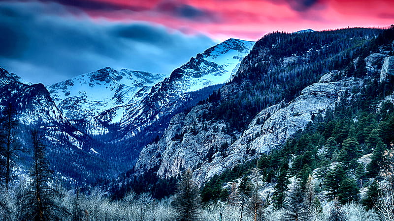 Rocky Mountain FC USA, National Park, bonito, graphy, Colorado, mountains, wide screen, nature, scenery, landscape, HD wallpaper