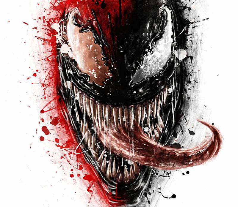 Venom Portrait Commission - 2019 Signed by Joe St Pierre