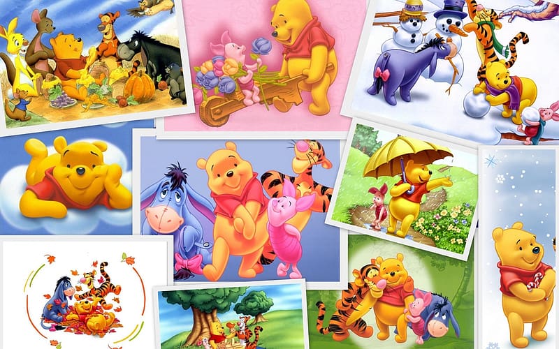 Winnie The Pooh, Tv Show, Eeyore (Winnie The Pooh), Kanga, Roo (Winnie The Pooh), Tiger (Winnie The Pooh), HD wallpaper