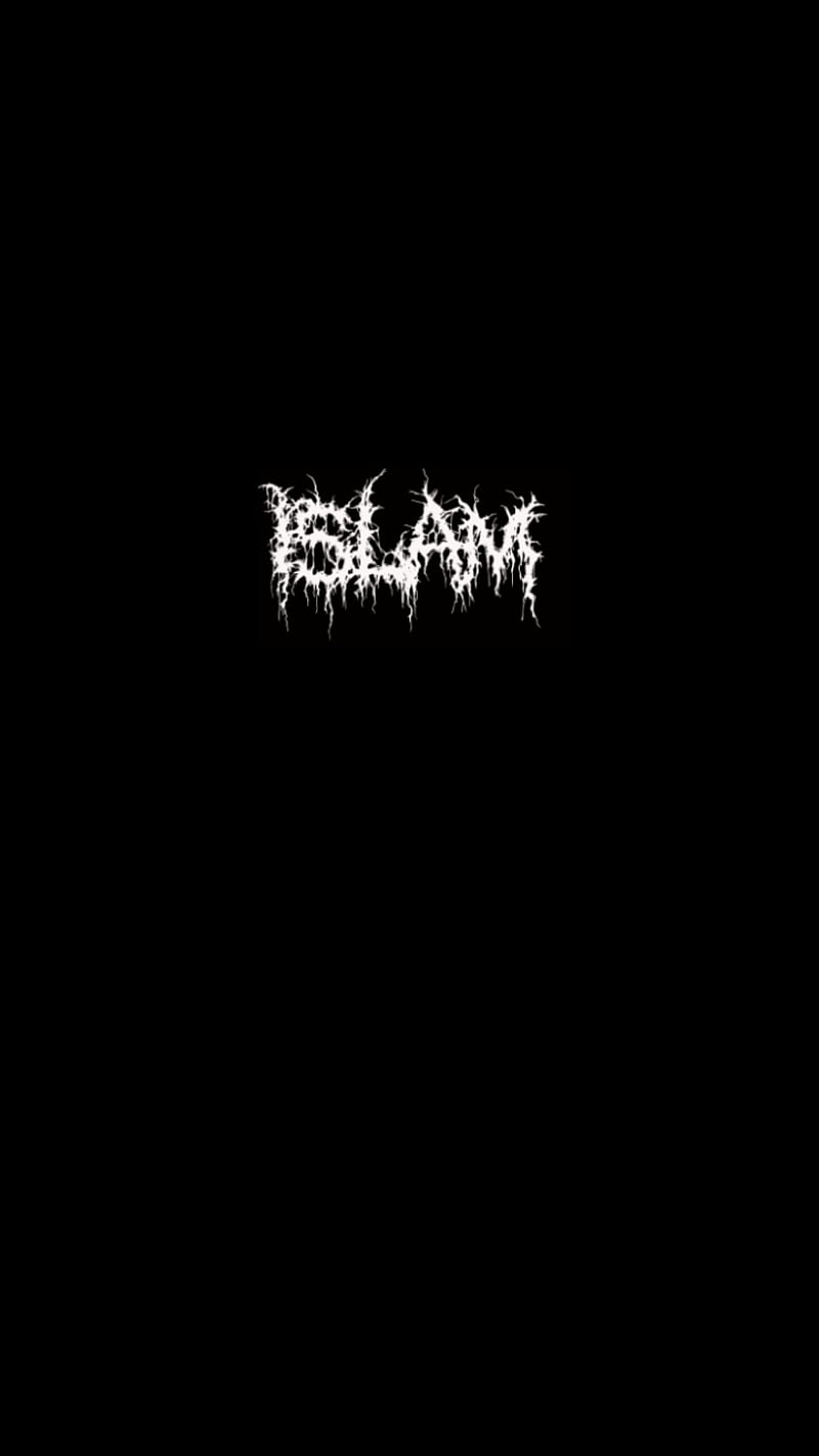 Black Metal, blackwhite, darkness, islamic, music, HD phone wallpaper