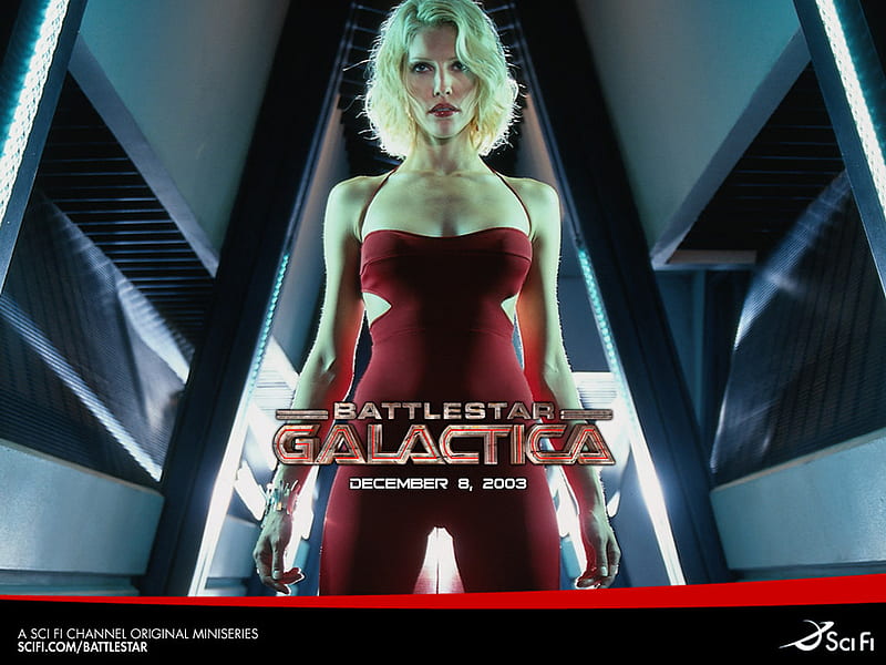Battlestar Galactica, female, scifi, tv, actress, HD wallpaper