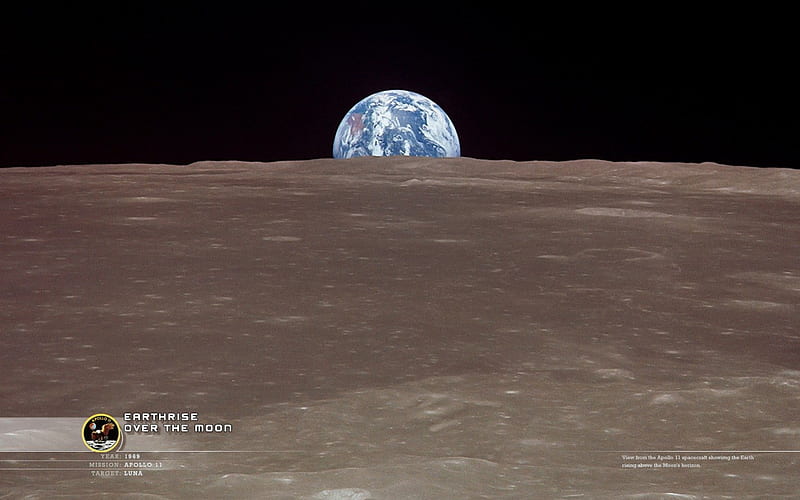 Earth Rise, earth and moon, earth rising, earth from space, earth from the moon, HD wallpaper