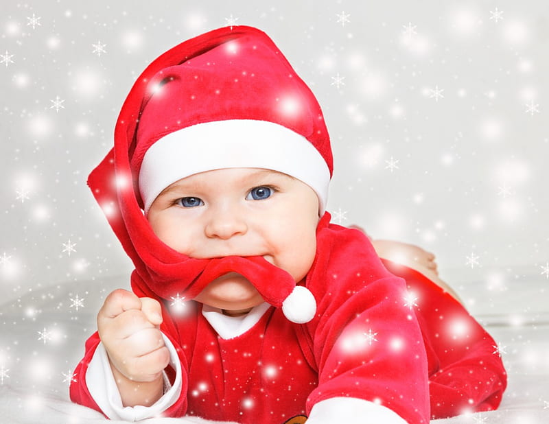 Santa Baby, christmas, merry christmas, baby, xmas, HD wallpaper | Peakpx