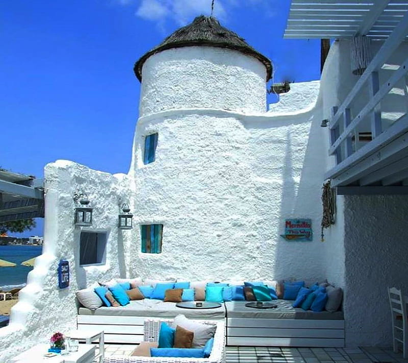 Greek Island, HD wallpaper