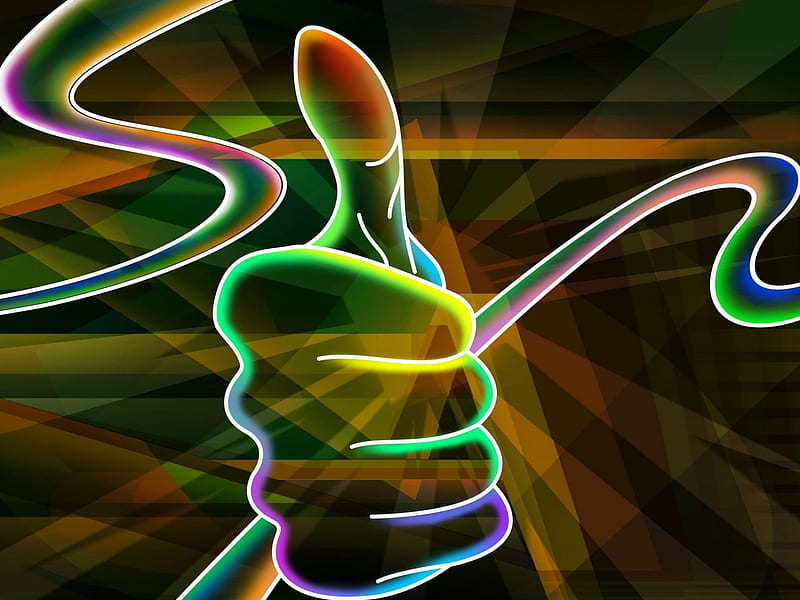 thumbs up, awesome, love, HD wallpaper