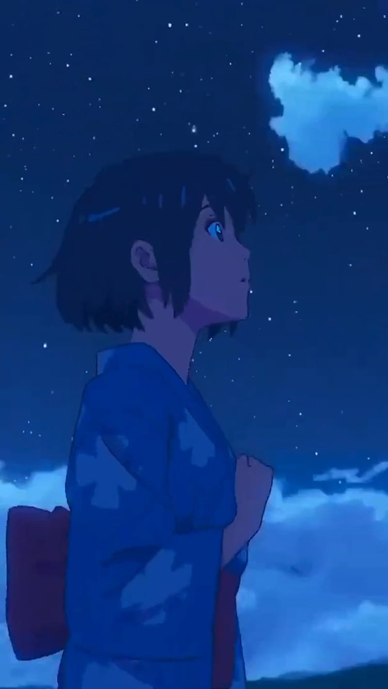 Download Quote Kimi No Na Wa Phone Wallpaper