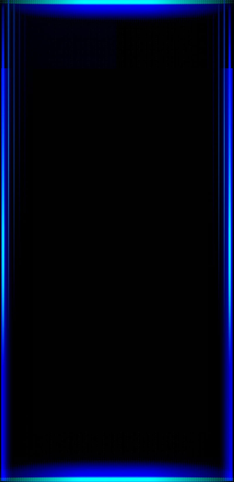 Blue Edges , black, blue, edge, galaxy, gold, original, pink, purple, red, screen, HD phone wallpaper