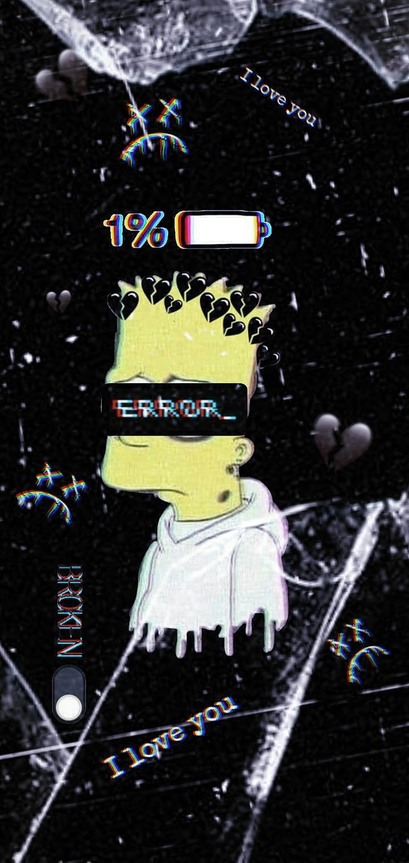 Bart simpson triste