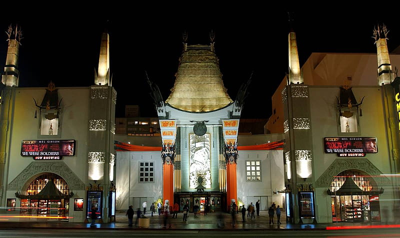 Graumans Chinese Theatre, architecture, buildings, HD wallpaper