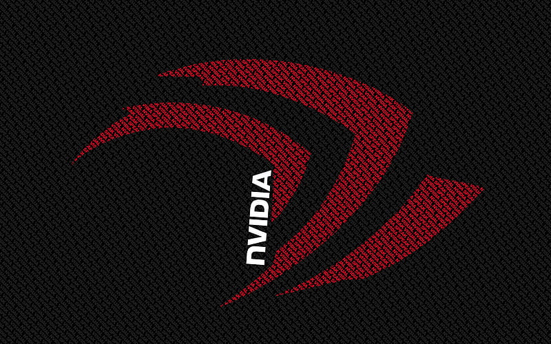 Nvidia, art, typography, creative, Nvidia logo, HD wallpaper