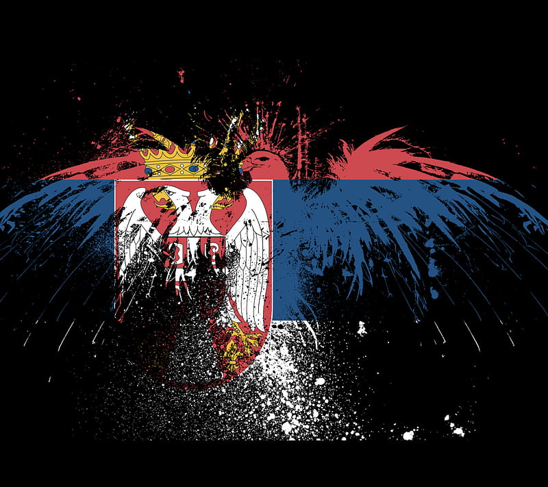 Serbia, flag, HD wallpaper