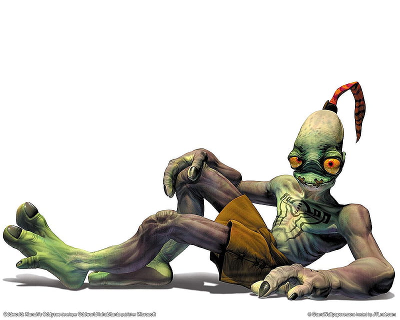 Oddworld, playstation, video game, munches oddysee, abe, HD wallpaper