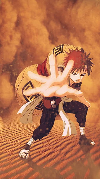 Download Gaara Of The Desert Naruto Black Wallpaper