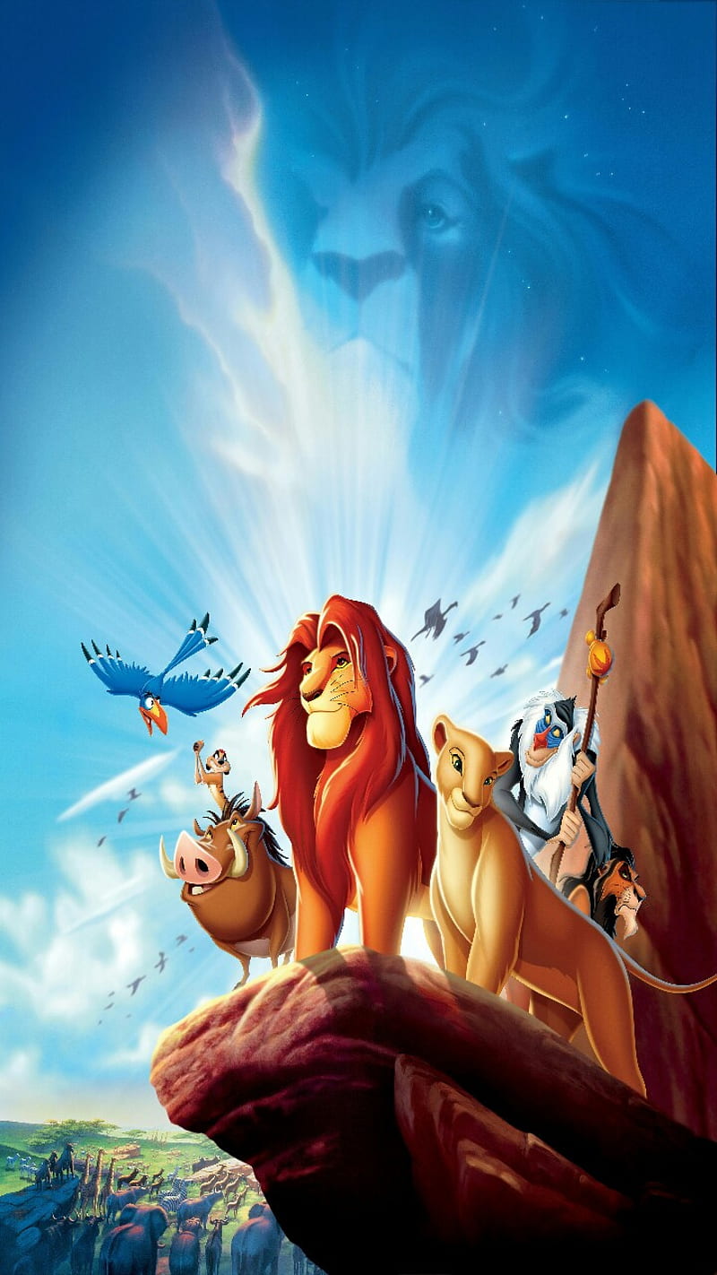 El rey león, androide, bonito, dibujos animados, niño, disney, iphone,  niños, Fondo de pantalla de teléfono HD | Peakpx