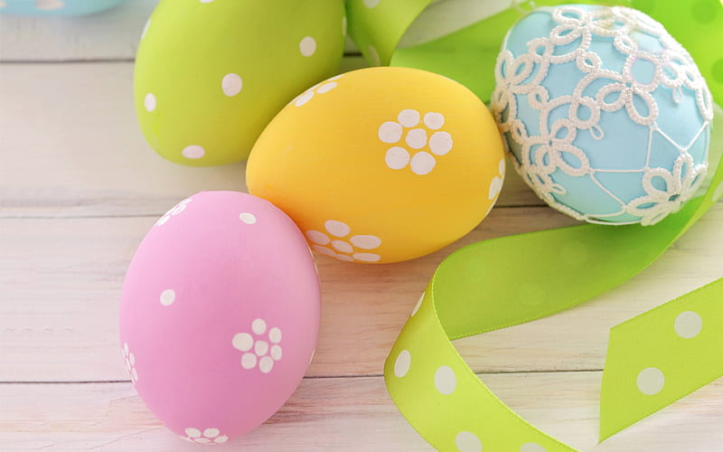 Easter Eggs, easter, eggs, celebrations, HD wallpaper