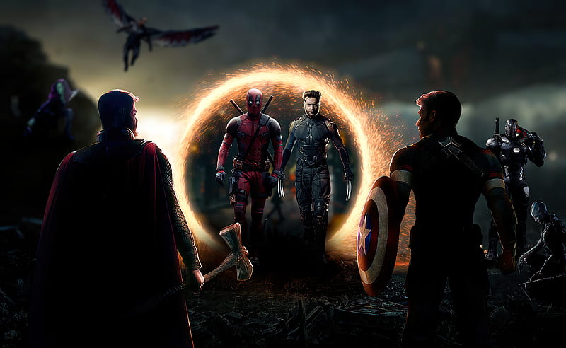 Marvel Welcome Deadpool And Wolverine, deadpool, wolverine, superheroes, artwork, artist, HD wallpaper