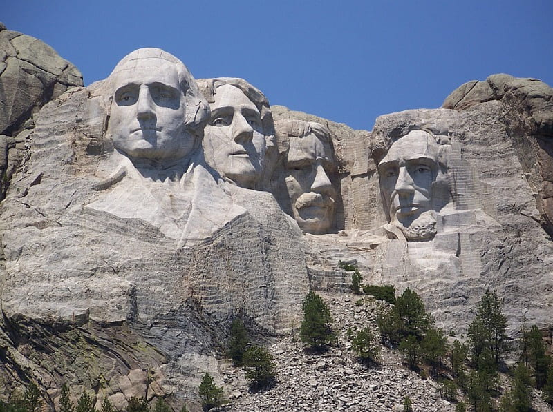 Mount Rushmore 2012, faces, famous, presidents, mountian, HD wallpaper