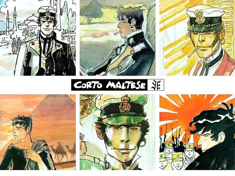 Corto Maltese, cartoons, comics, cartoon, bd, pratt, adventures, comic, cool, corto, hugo pratt, france, colored, HD wallpaper