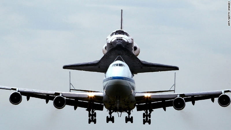 Space Shuttle Discovery - Boeing 747 Shuttle Carrier, Boeing 747, Shuttle Carrier, Space shuttle Discovery, Space, HD wallpaper
