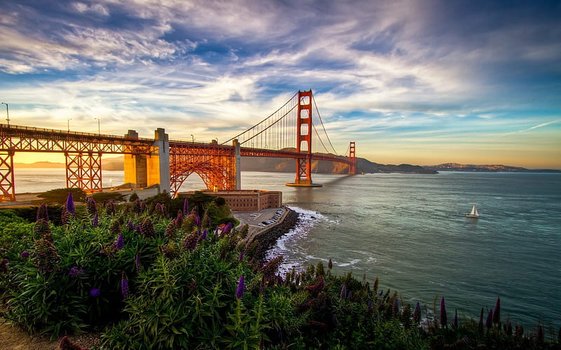 Atardecer de california, amanecer de california, Fondo de pantalla HD