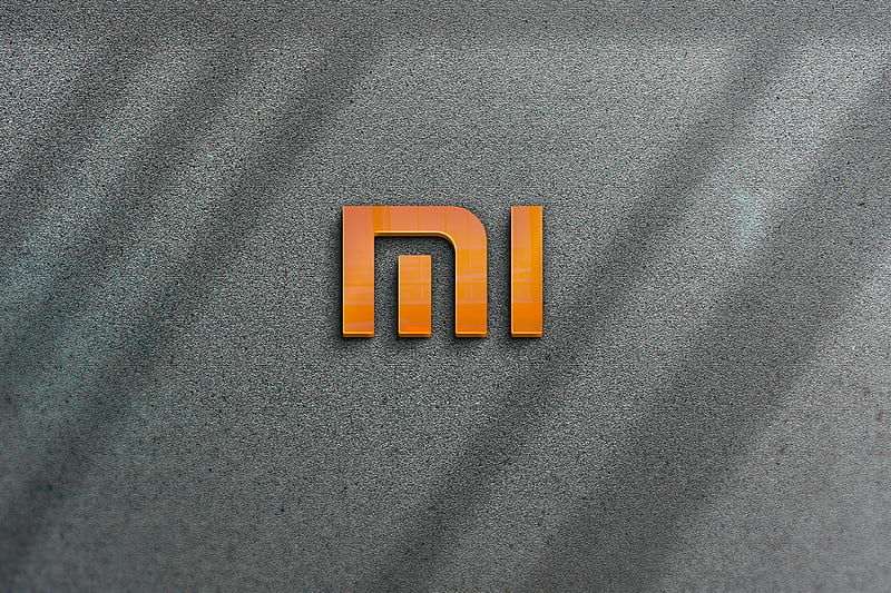 Xiaomi, black, machine, mi, mi 11, mi notch, mi , orange, poco, xiaomi 3d logo, HD wallpaper