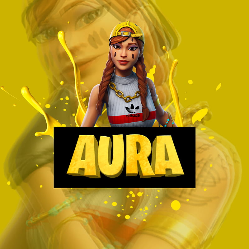 Aura All Day, aura, battle royale, fortnite, skin, HD phone wallpaper