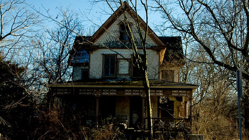 Urban Michigan Scary House, Scary, House, Michigan, Urban, HD wallpaper