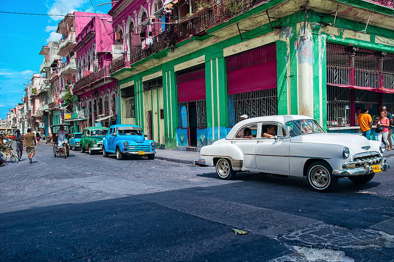 Havana Cuba, buildings, carros, colors, hispanic, latina, nature, spanish, HD  wallpaper | Peakpx