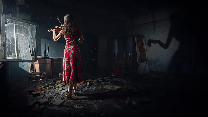 chernobylite, horror games, violin, room, creepy, Games, HD wallpaper