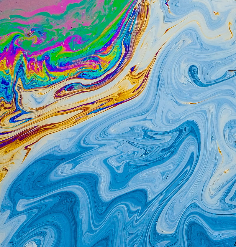 paint, multi-colored, stains, fluid art, liquid, HD phone wallpaper