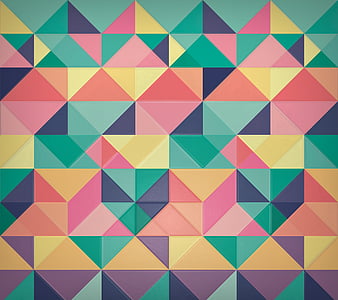 eckig, abstrakt, Muster, Dreieck, HD-Hintergrundbild