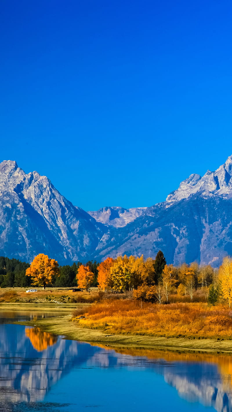 landscape, clean, grand, lakes, mountain, mountains, HD phone wallpaper