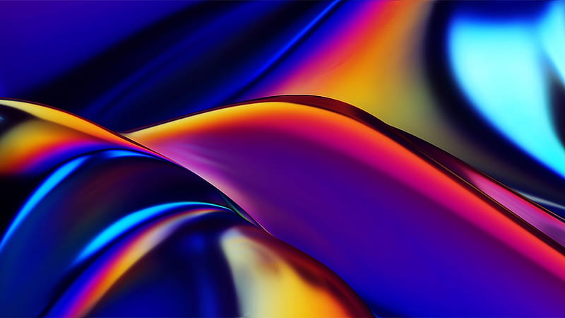 Apple Pro Display XDR, abstract, colorful, HD wallpaper