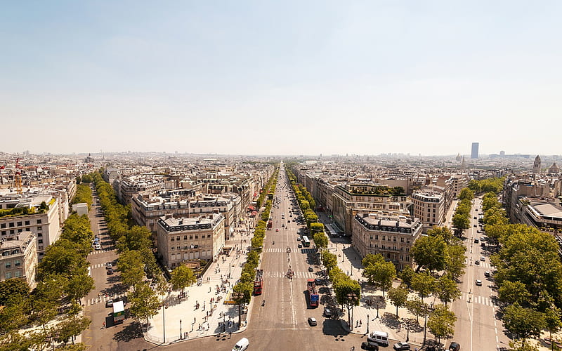 Paris, France, tourism, streets, spring, cityscape, travel, HD wallpaper