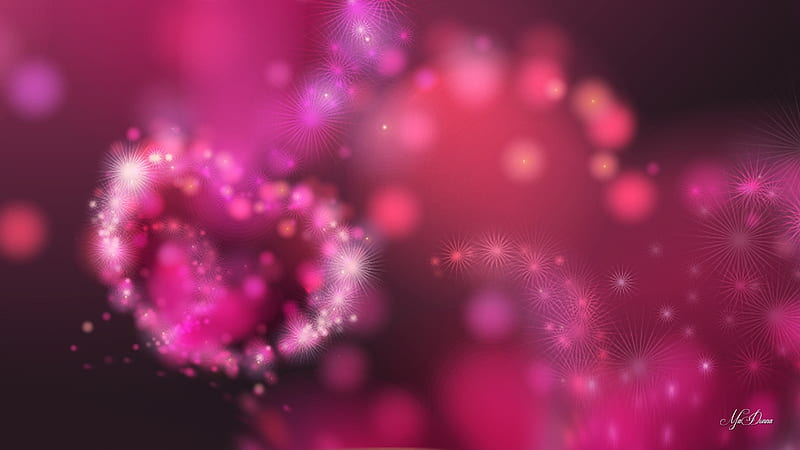Glowing Heart Shine, sparkle, red, Valentines Day, glow, heart, shine, pink, Firefox Persona theme, HD wallpaper