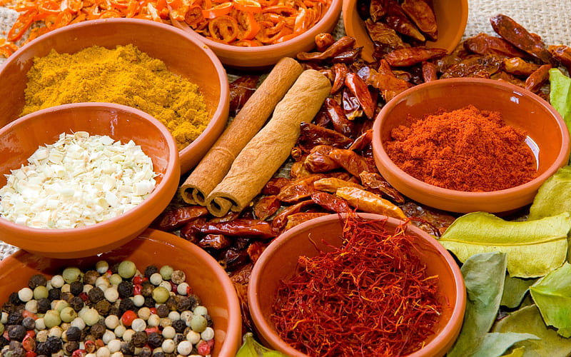 Herbs and Spices, graphy, spices, food, herbs, HD wallpaper