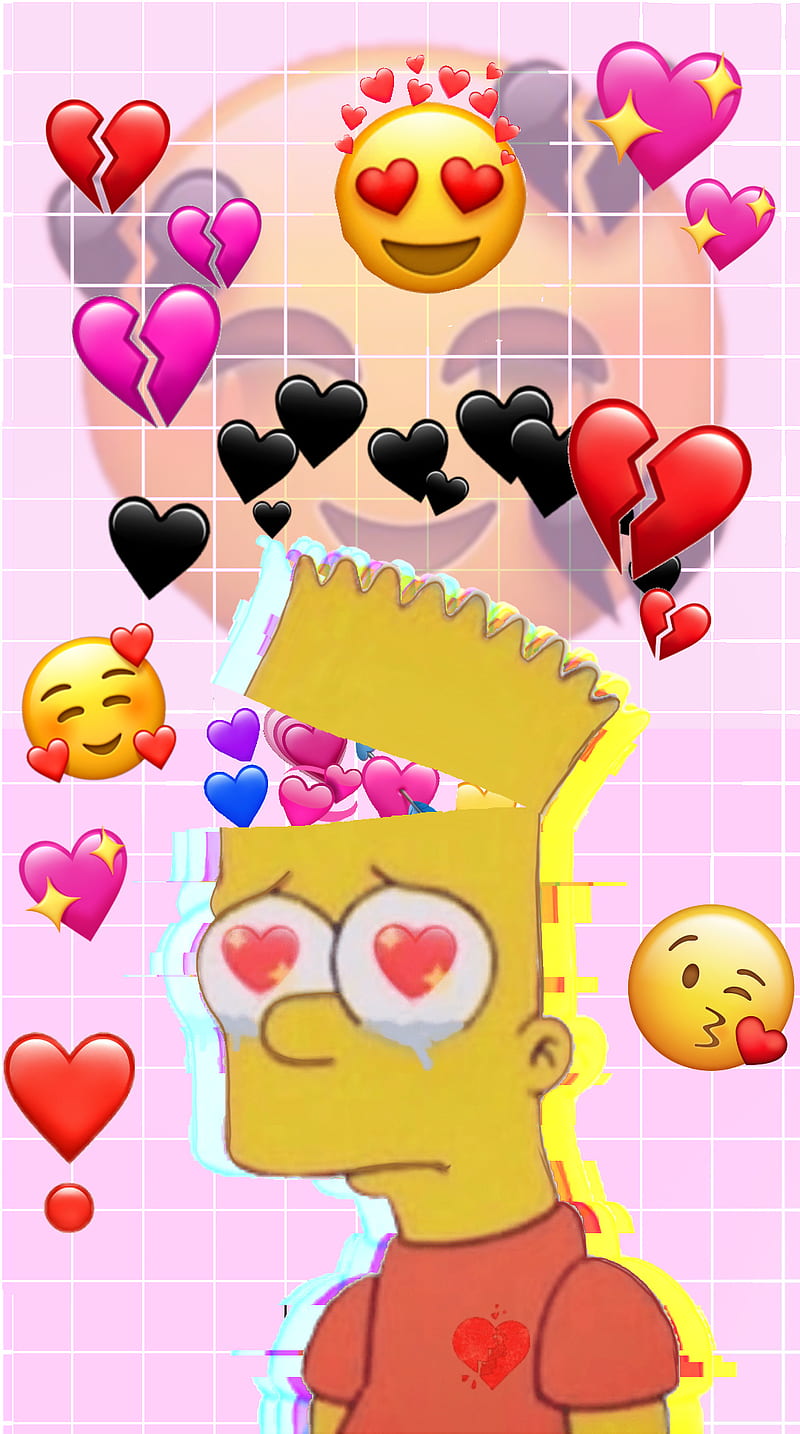 Bart simpson sad broken heart HD wallpapers