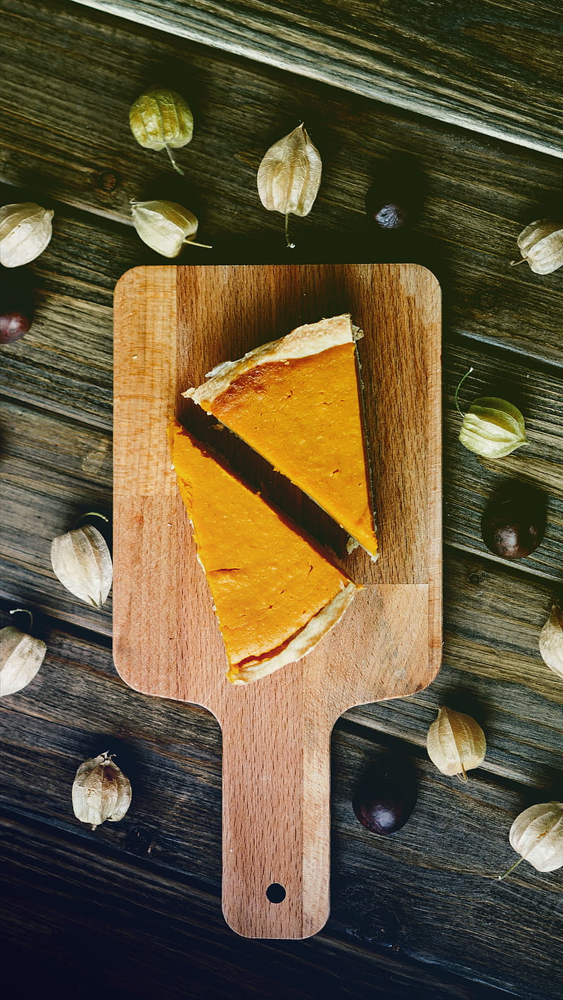 Pie Slices, thanksgiving, food, holiday, hungry, thanks18, HD phone wallpaper