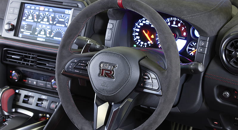 2022 Nissan GT-R NISMO Special Edition - Interior, Steering Wheel , car, HD wallpaper