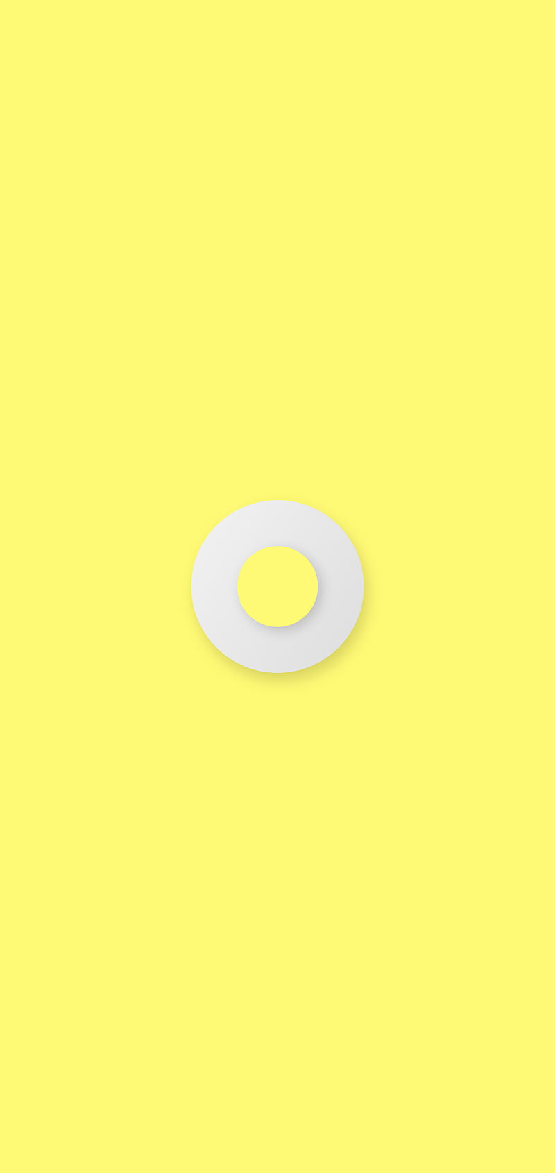 Minimal circle, desenho, flat, gray, lemon, premium, silver, yellow, HD phone wallpaper