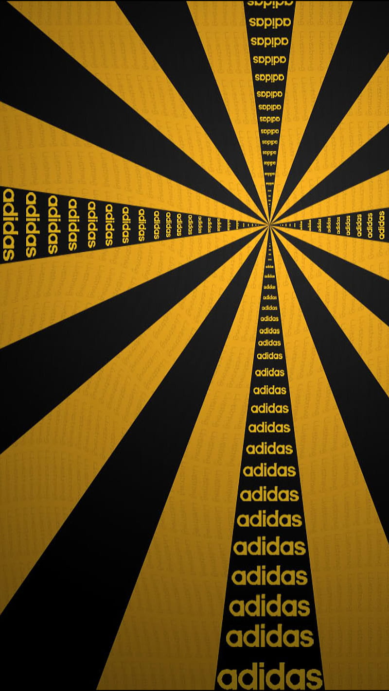 Adidas, negro, logo, digital, amarillo, deporte, Fondo de pantalla de  teléfono HD | Peakpx
