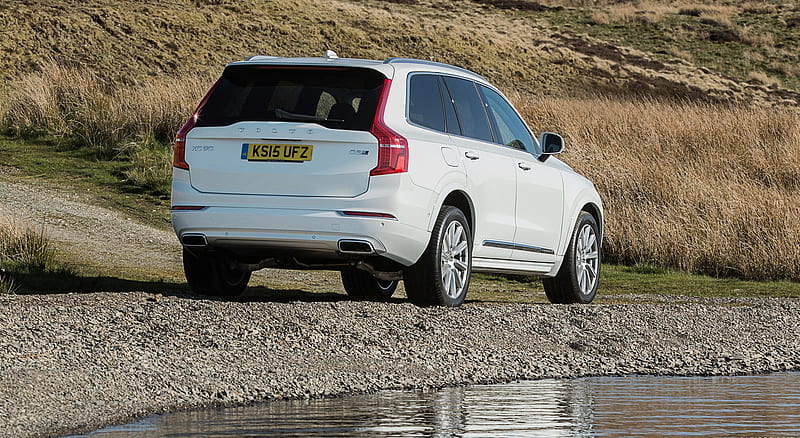 2016 Volvo XC90 (UK-Spec) Inscription (Ice White) - Rear , car, HD wallpaper