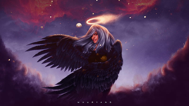 Angel Wings Fantasy Art , angel, wings, artist, artwork, digital-art, artstation, HD wallpaper