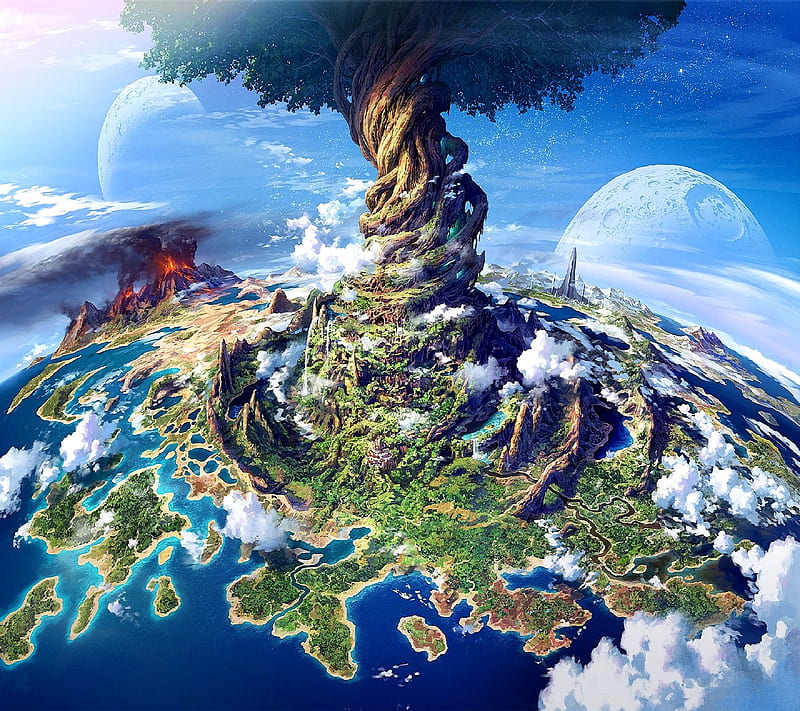 fantasy land, earth, HD wallpaper