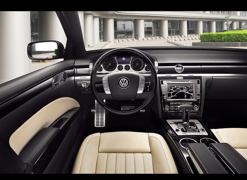 2011 Volkswagen Phaeton - Interior, Dashboard, car, HD wallpaper