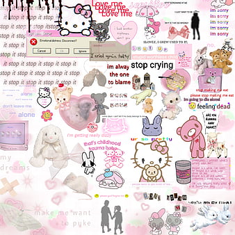 Hello Kitty Stickers - weirdcore, kidcore - Roblox