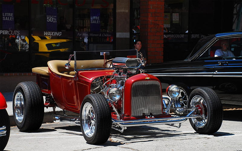 1923 Ford T-bucket Roadster, custom, hot rod, roadster, ford, HD wallpaper
