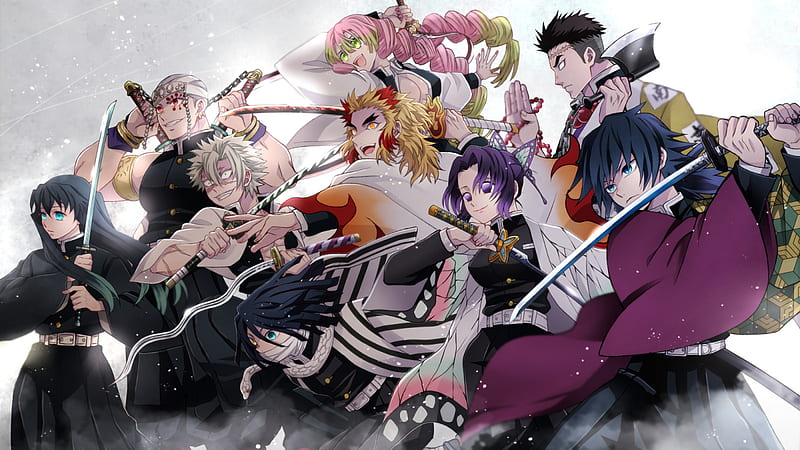 Anime Demon Slayer: Kimetsu no Yaiba HD Wallpaper by かや