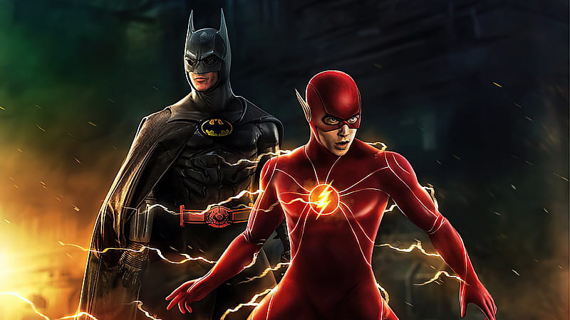 Batman And Flash Coming, batman, flash, superheroes, movies, 2021-movies, artwork, HD wallpaper
