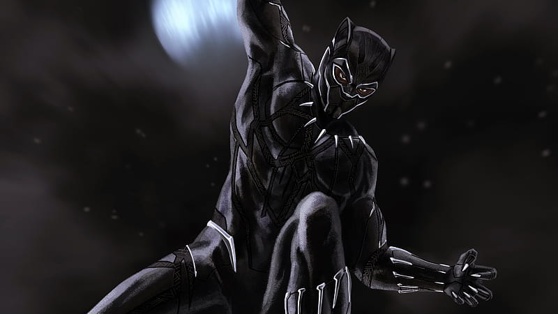 Black Panther Artwork , black-panther, artist, artwork, , superheroes, HD wallpaper